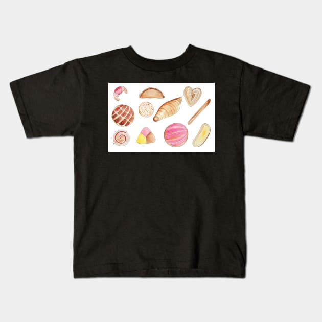 Pan Dulce Kids T-Shirt by troman479